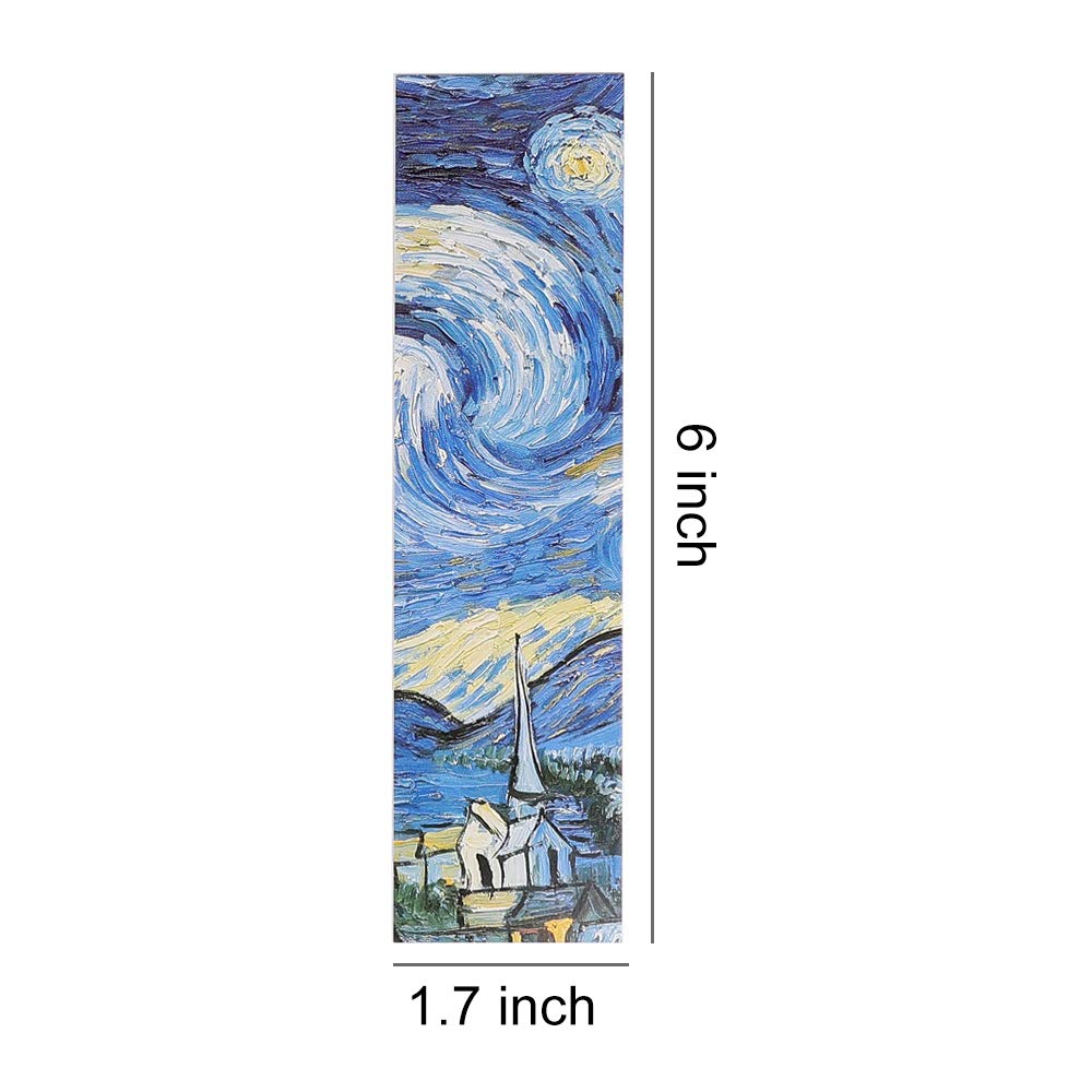 Vintage Bookmarks for Women Men, 30PCS (Van Gogh)