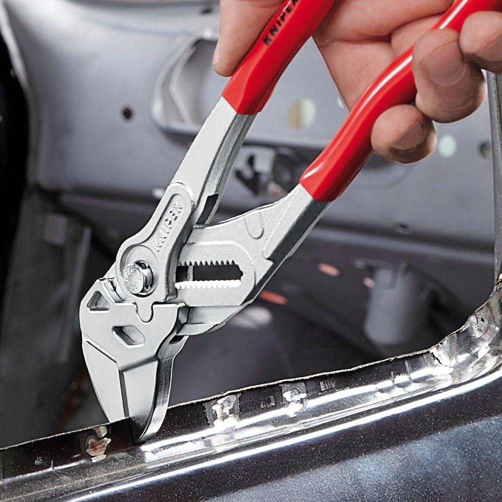 Knipex Pliers Wrench pliers and a wrench in a single tool chrome-plated, plastic coated 300 mm 86 03 300