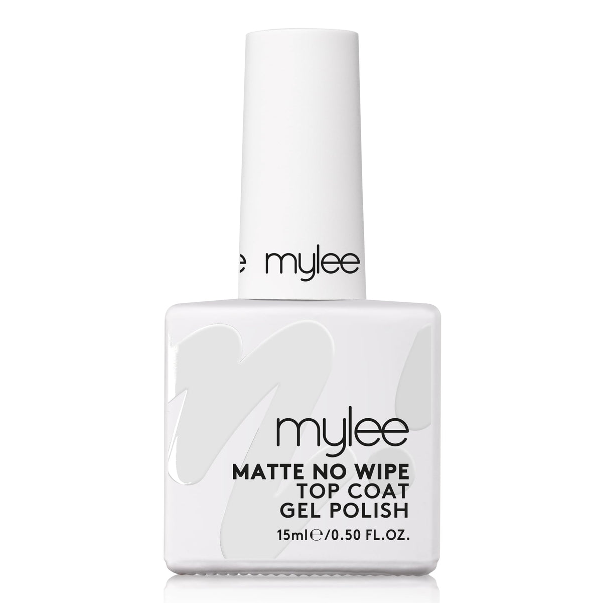 MYGEL by Mylee Nail Gel Polish Matte No-Wipe Top Coat 15ml, UV/LED Soak-Off Nail Art Manicure Pedicure for Professional, Salon & Home Use, Long Lasting, Easy to Apply, No Chips, Durable & Safe