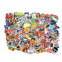 Cool Random Stickers Pack 55-500pcs Laptop Stickers Bomb Vinyl Stickers Variety for Computer Skateboard Luggage Car Motorcycle Bike Decal for Teens Adults Boys