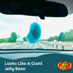 Jelly Belly Car Air Freshener - Blueberry 3D Hanging Freshener. Car Scent Lasts Up To 30 Days, Air Freshener Car, Home or Office. Genuine Jelly Belly Car Air Fresheners for Women, Men and Kids