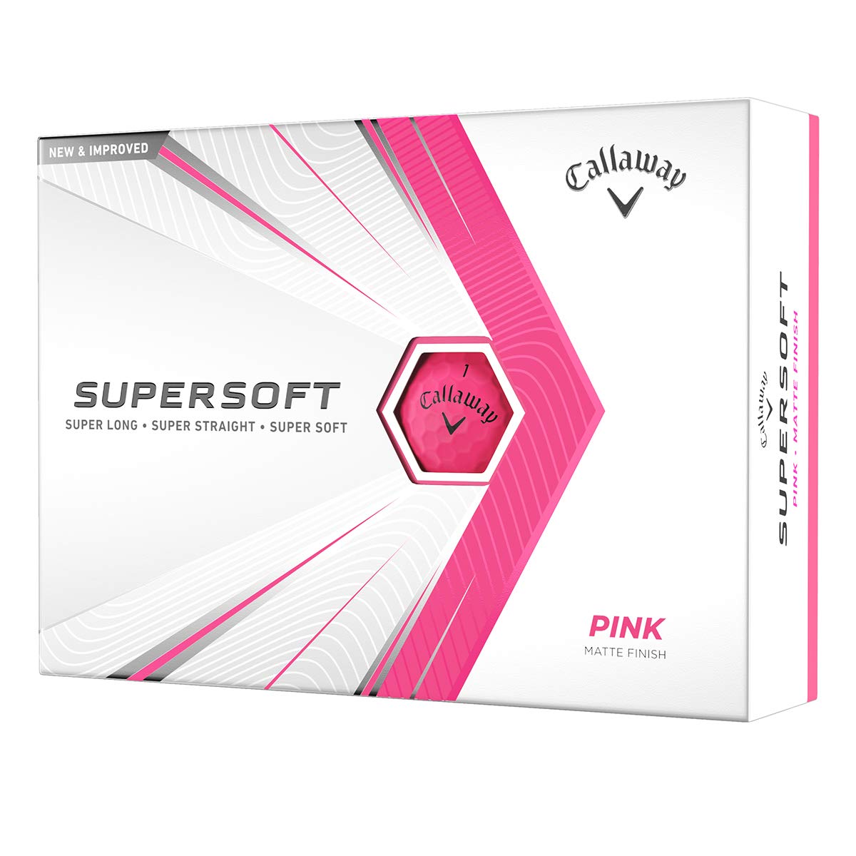 2021 Callaway Supersoft Golf Balls, Pink