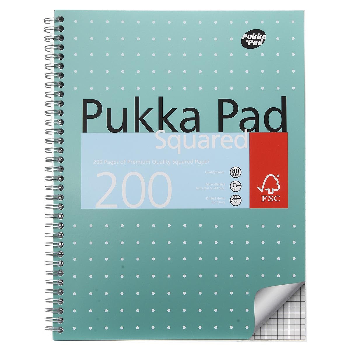 Pukka Jotta Pad A4 Squared 200 Pages 100 Sheets - Color: None