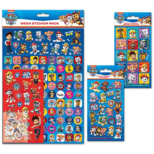 Paper Projects Paw Patrol Sticker Bundle Pack,35cm x 21cm