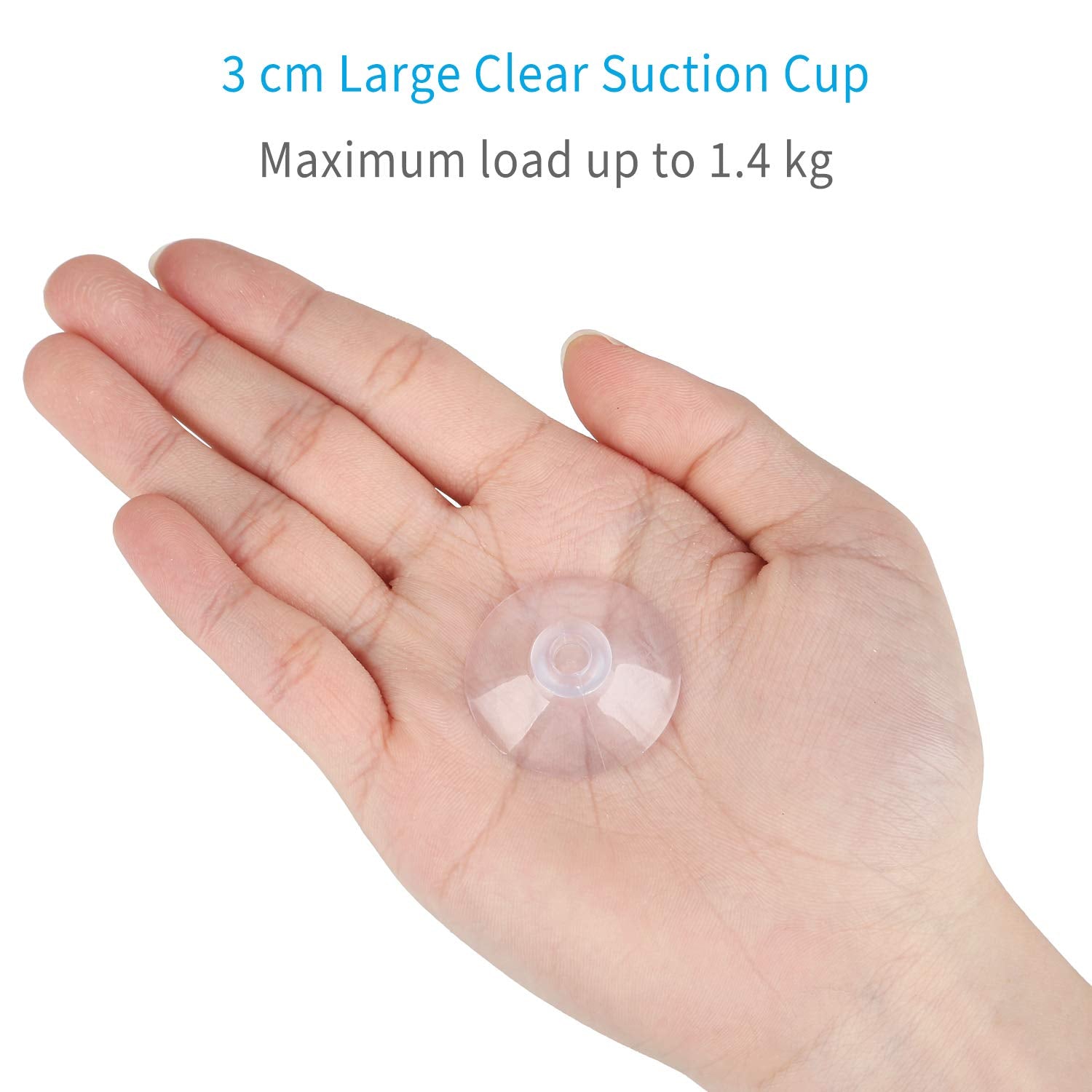 Pawfly 10 Pack Clear Suction Cups 3 cm PVC Plastic Small Sucker for Glass without Hooks for Home Decoration and Organization Visit the Pawfly Store