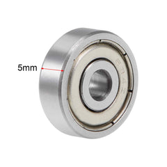 sourcing map 634ZZ Deep Groove Ball Bearing 4x16x5mm Double Shielded Chrome Steel Bearings 2-Pack