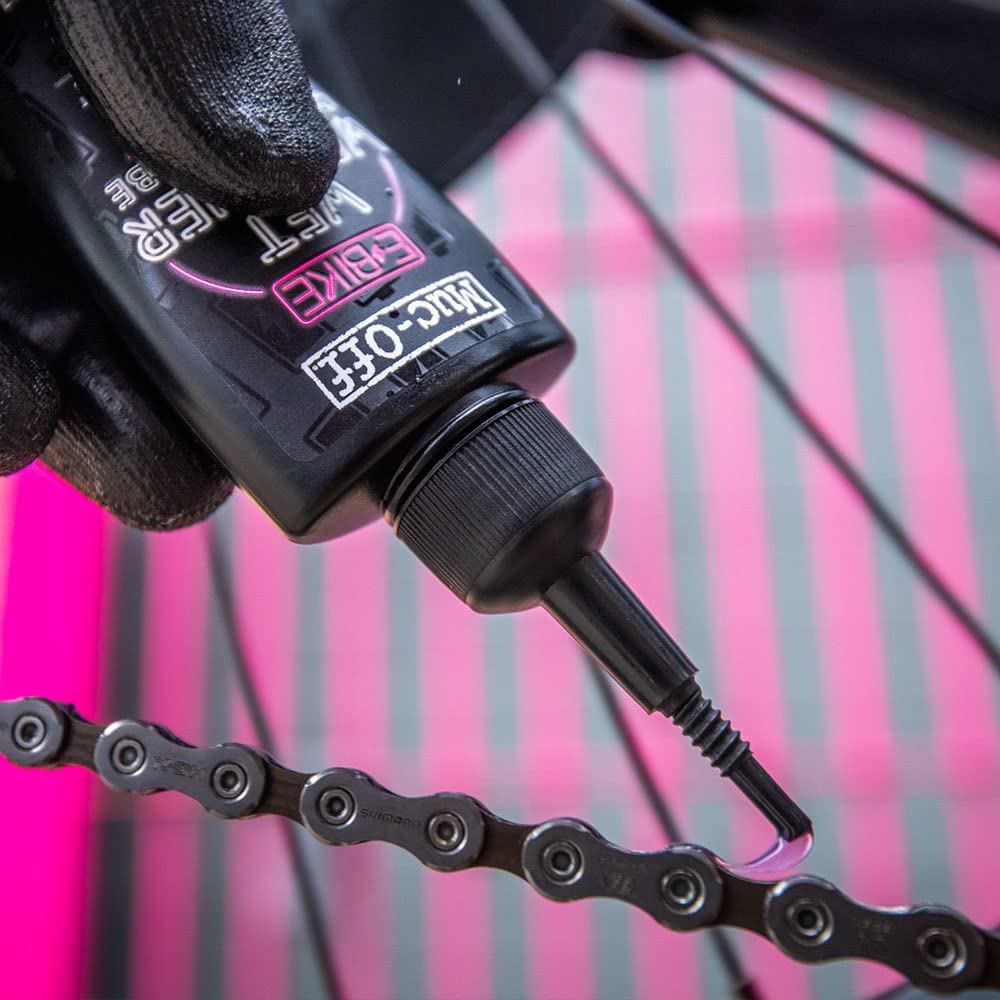 Muc-Off eBike Wet Chain Lube, 50ml - Bike Lube, Bike Chain Oil, Chain Wax for Dry Weather Conditions - Bike Lubricant for Electric Bikes