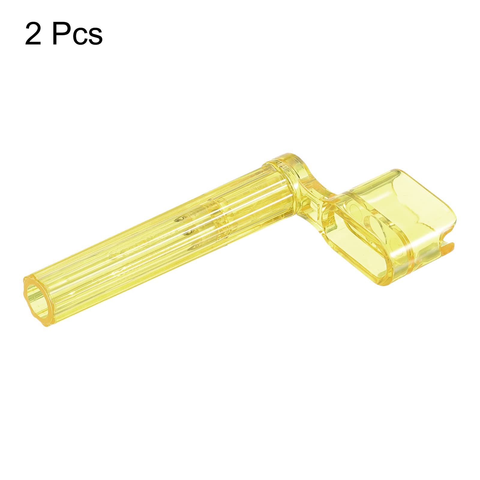 PATIKIL Guitar String Winder Guitar Peg Winder Guitar Bridge Pin Remover Guitar Peg Puller Guitar Repair Tool Guitar Strings Extractor, Yellow, Pack of 2