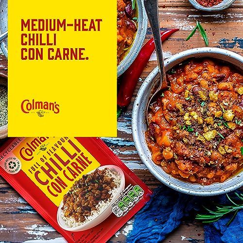 Colman's Chilli Con Carne Recipe Mix perfect with white rice quick to prepare chilli mix 50 g (Pack of 2)