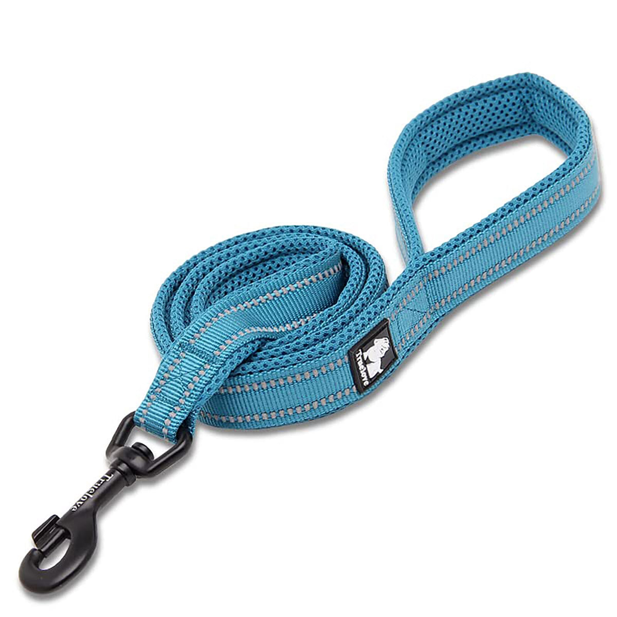 TRUE LOVE Dog Leash Puppy Walking Lead Pet Chain Padded Reflective Night Safe Rope Length 110cm TLL2111(Blue,S)