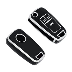 OFFCURVE Car Key Cover Car Key Case Key Fob Cover Car Key Protector Compatible with Chevrolet Aveo Spark Cruze Opel Vauxhall Adam Cascada Mokka Astra Buick Regal Lacrosse