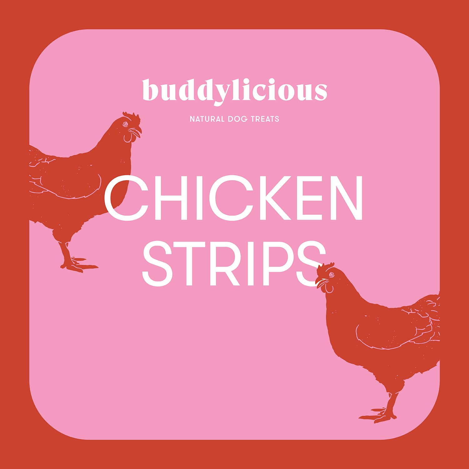 Buddylicious 100% Natural Chicken Strips Dog Treats   Natural & Healthy Dog Treat, GMO Free, Gluten Free   Perfect For Training or Everday treat