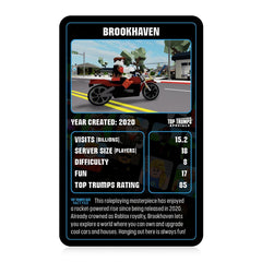 Top Trumps The Independent and Unofficial Guide to Roblox Special Card Games, 30 of the biggest games including Sharkbite, Jailbreak and Brookhaven, Gamer Gift and Toy for Boys and Girls Ages 6 plus