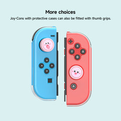 JINGDU Switch Thumb Grip Caps for Nintendo Game Silicone Analog Stick Cover Soft Joystick Grip Caps with 3D Pattern for Nintendo Switch Lite/OLED 4Pcs - Kirby