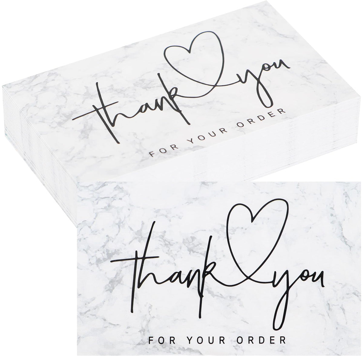 Thank You Cards 50 Pack Thank You Cards Pack Watercolor Designs Thank You Card Blank Inside Thank You Cards Multipack Customer Appreciation Thank You for Your Order Cards for Men Women