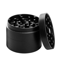 Herb Grinders, PPpanda Grinder for Dry Herb Portable Zinc Alloy Metal Grinder,Black,5x4cm/2x1.6inch