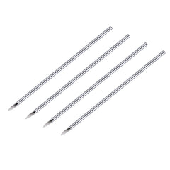 NIUSIMAN 100PCS 18G Piercing Needles, Stainless Steel Sterile Disposable Ear Nose Navel Nipple Lip Piercing Needles