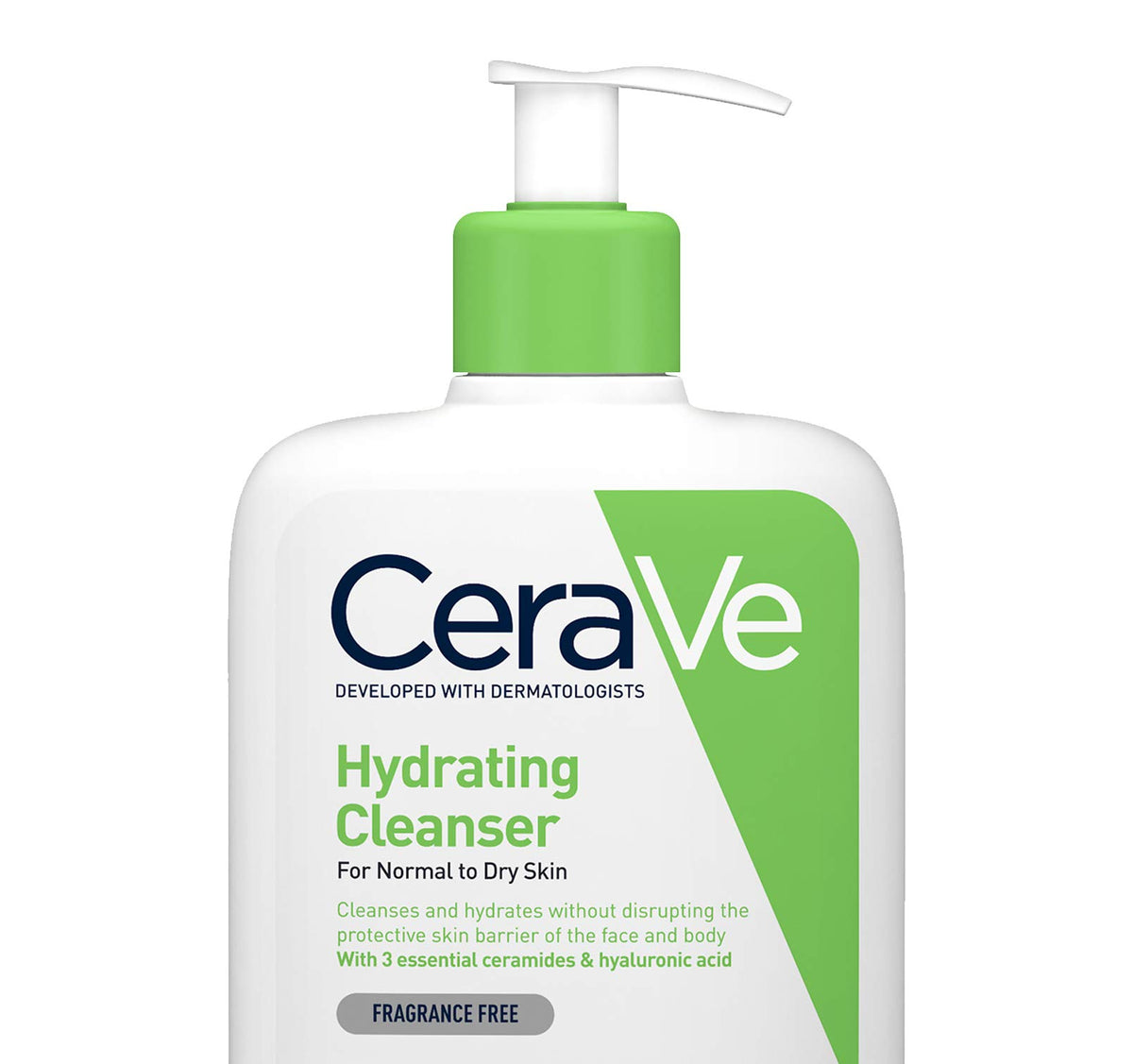 CeraVe Hydrating Cleanser for Normal to Dry Skin 236 ml with Hyaluronic Acid and 3 Essential Ceramides