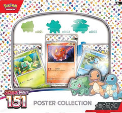 Pokémon TCG: Scarlet & Violet—151 Poster Collection (3 Boosters & 3 Foil Promo Cards)