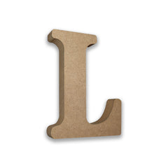 MDF Letters Wooden Letters for Crafts MDF Letter L (Large 13cm High x 2cm Deep) MDF Letters Large Free Standing Wooden Letters MDF Letters for Crafts Personalised Names & Decor - (Letter L)