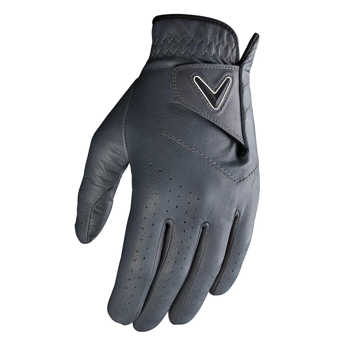 CALLAWAY Men's GLOVES, Charcoal, Small