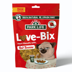 PARK LiFE - Love Bix Dog Biscuits Red Berries, 100g Pouch