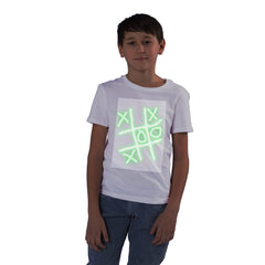 Party People Magical Glow in The Dark Childrens T-Shirt & UV Drawing Light. Artistic Creative Play. Birthday Gift for 5 6 Year Old boy Girl White Ages 5-6