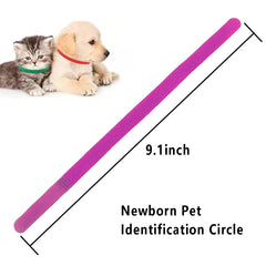 DADYOUPIN 12 Color Dog Collar, Puppy Collars Kitten Collar Dog Collar Small Dog whelping Collars Puppies Puppy id Collars, Newborn Dog Kittens for Pets