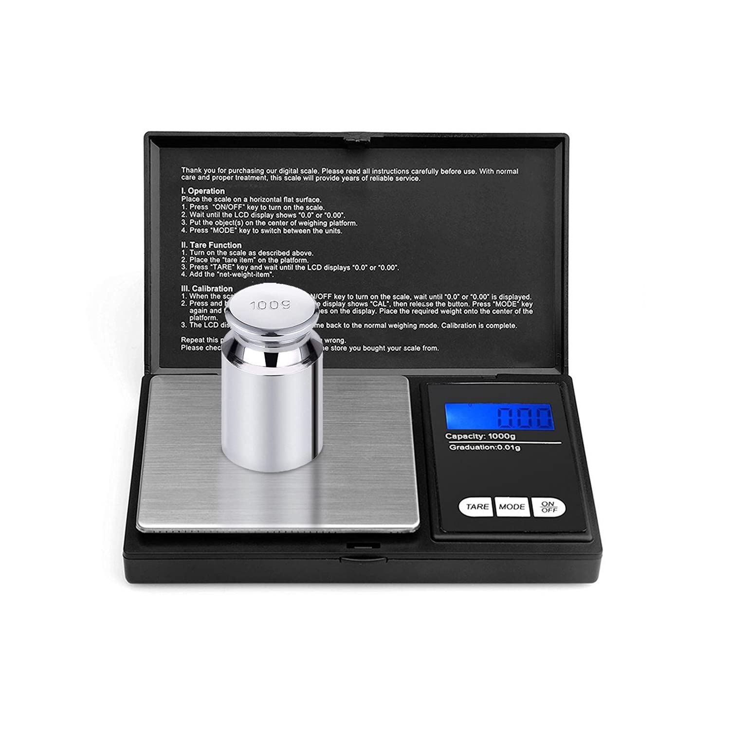 WedDecor 200g Scale Calibration Weight with Chrome Plating - Precision Accuracy of Digital Scale Balance, Pocket, Jewelry, Kitchen Scale, Science Lab (Single)