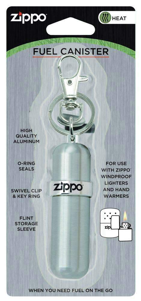 Zippo Fuel Canister Keychain   Refill with Zippo Lighter Fluid   Refill Zippo Windproof Lighter & Zippo Refillable Hand warmer   Convenient Lighter Fluid Keychain   Zippo Lighter Accessories