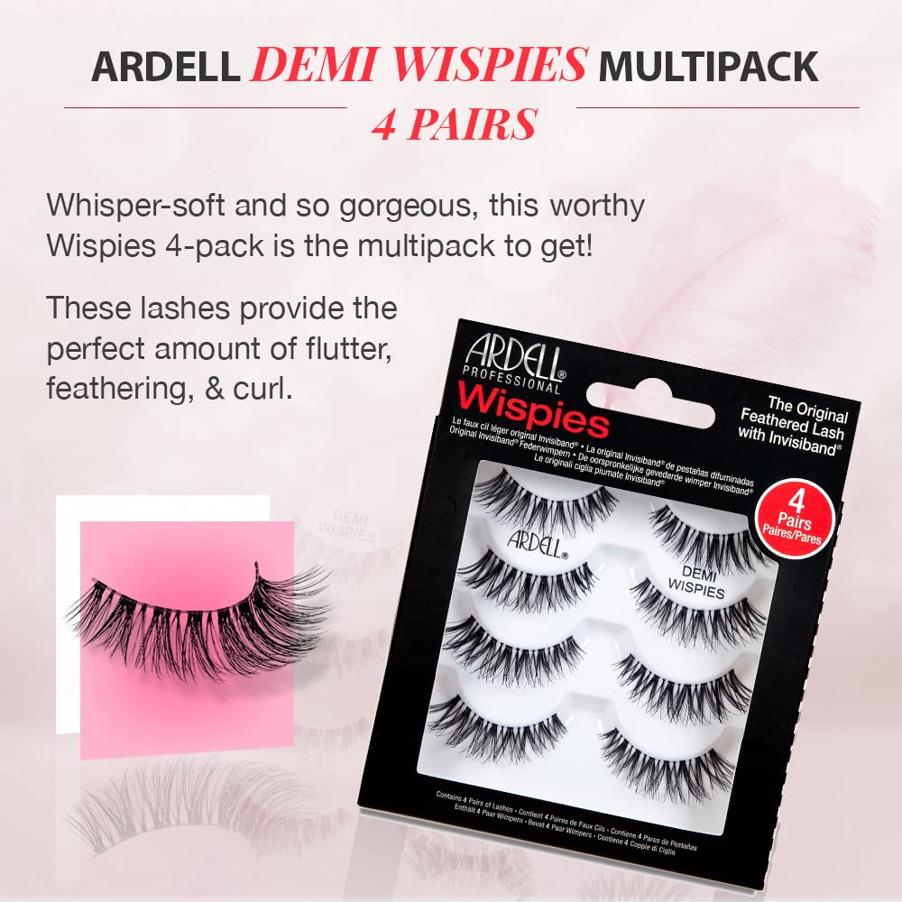 Ardell Professional Demi Wispies Natural Multipack (4 Pairs of Lashes)