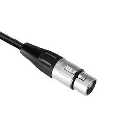 Devinal XLR Female to 1/4 inches Female calbe, 3 Pin Female to 6.35mm Socket Audio Cord, XLR Jack to TS/TRS Quarter inch Adapter Connector Converter Metal Construction