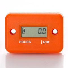 Nine Rong NR-HM006, Waterproof Gaso Engine Inductive Hour Meter For Motorcycle, Snowmobil,Motocross (ORANGE)