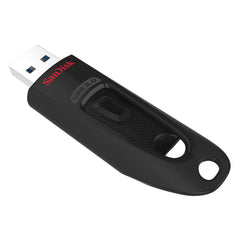 SanDisk Ultra 128 GB, USB 3.0 flash drive, with up to 130 MB/s read speed, Black