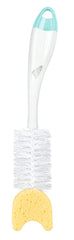 NUK Bottle Brush with Sponge and Integrated Teat Brush   with Ergonomic Handle   for Bottles and Teats   Pack of 1