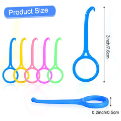 5 Pieces Aligner Removal Tool Retainer Remover Tool Kits Invisible Chew and Remover Tool Invisible Aligner Braces Remover Hook for Tooth Cleaning Oral Care(Purple, Yellow, Pink, Green, Blue)