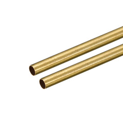 sourcing map Brass Tube, 5mm OD 0.2mm Wall Thickness 250mm Length Round Pipe Tubing for Industry, DIY Projects 2 Pcs