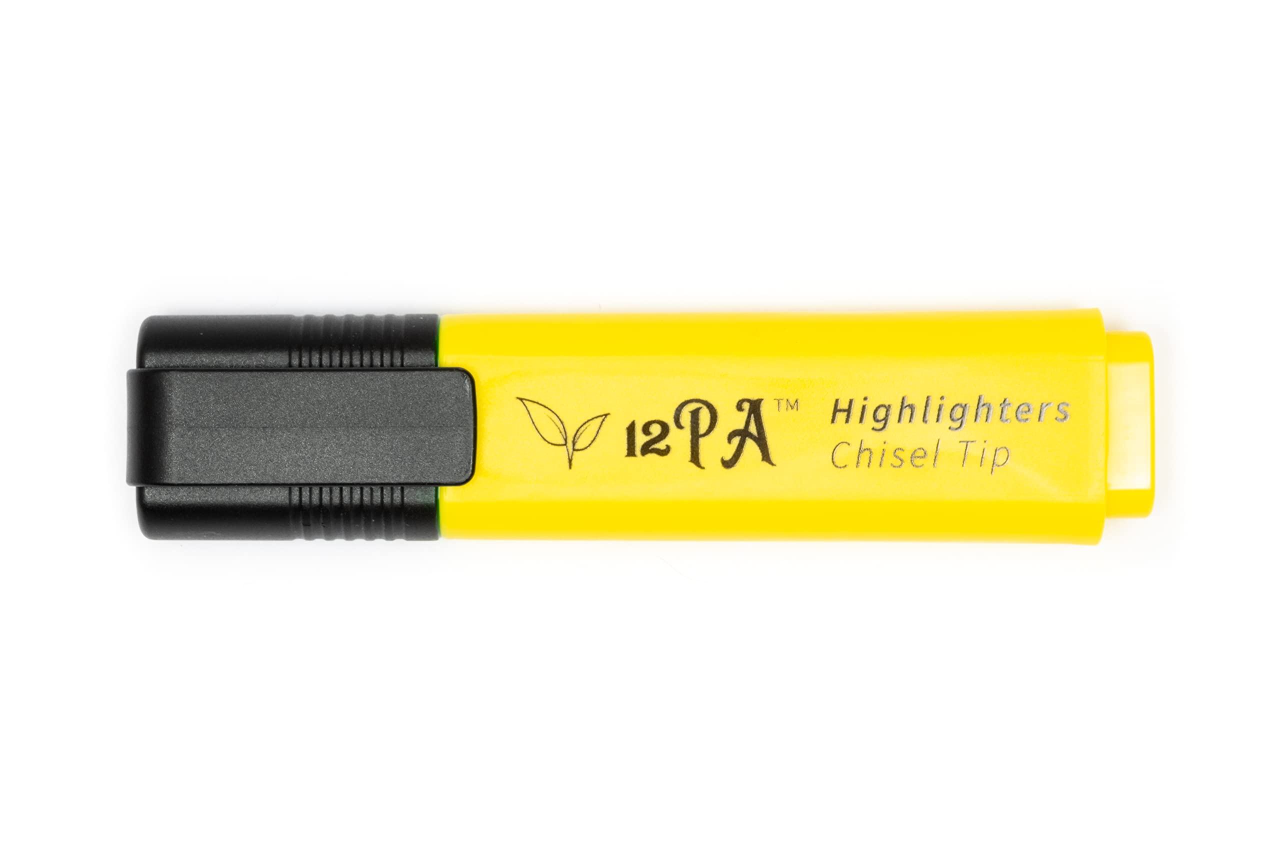 12PA 2 Yellow Highlighters   Stationery Supplies   Student University Essentials   Multipack (2)