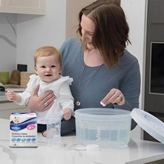 Milton Sterilising Tablets Original 28 Steriliser Tablets for Cleaning Baby Bottles, All Breastfeeding Equipment and Baby Feeding Accessories (1)