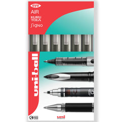 uni-ball EYE - UB-157 Rollerball Pens - 0.7mm Nib - Green - Pack of 6 - In Gift Box