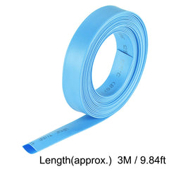 sourcing map Heat Shrink Tubing, 5/16 inches(8mm) Dia 2:1 rate Shrinkable Tube Cable Sleeve 10ft - Blue