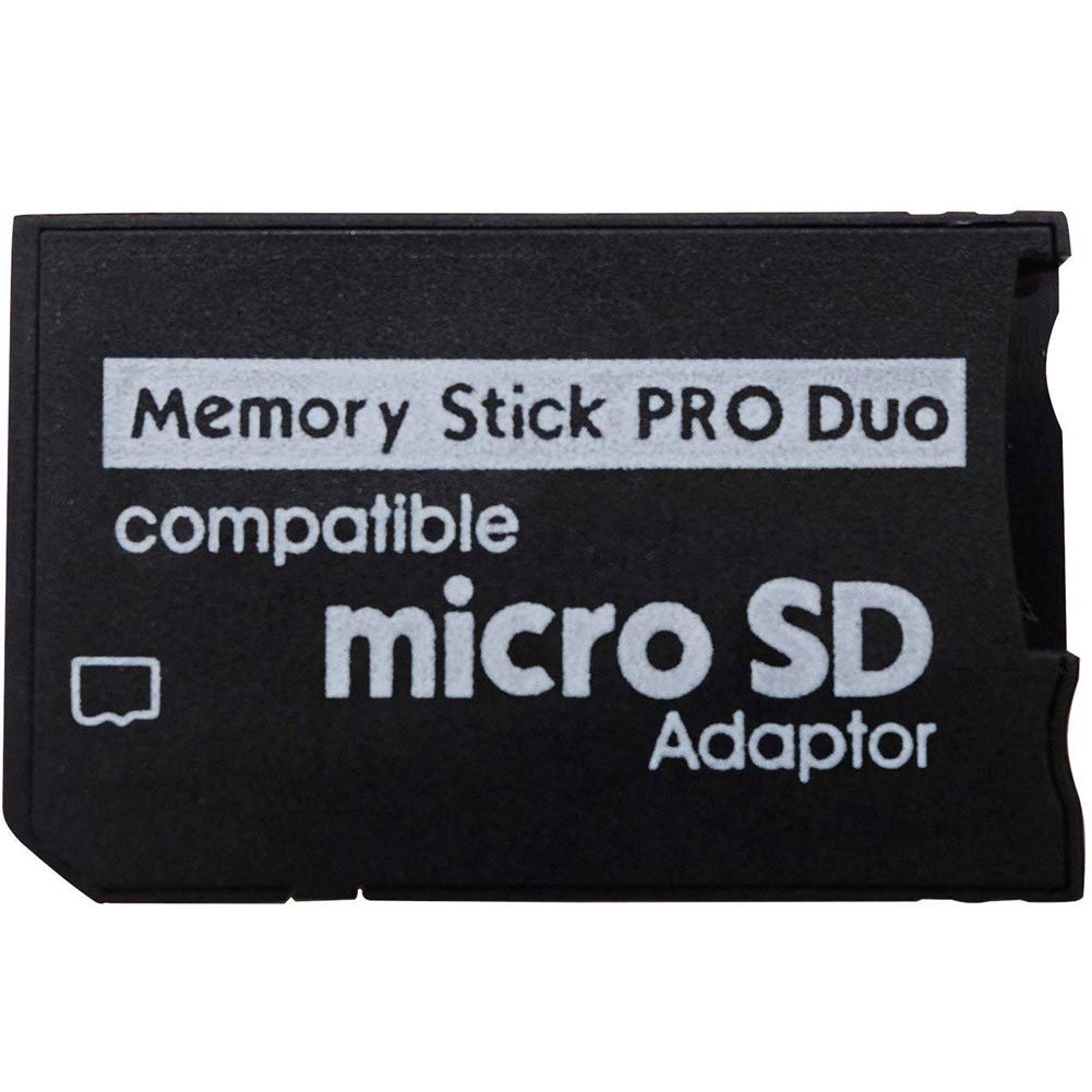 GAMER GEAR Micro SD SDHC to Pro Duo Memory Stick Adapter card compatible with the Playstation Portable PSP Console & Cyber shot Camera - memory stick pro duo adapter