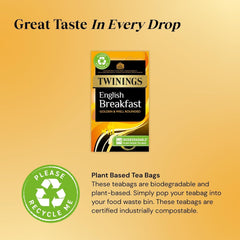 Twinings English Breakfast x50 Tea Bags 125g