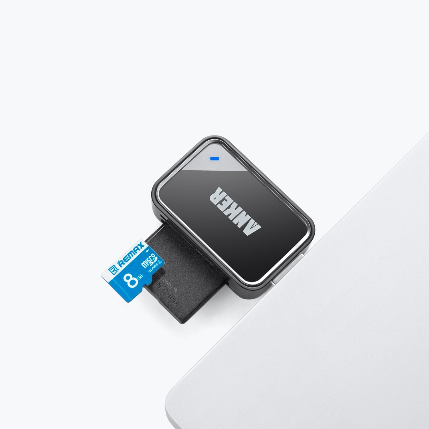 Anker 2-in-1 USB 3.0 SD Card Reader for SDXC, SDHC, SD, MMC, RS-MMC, Micro SDXC, Micro SD, Micro SDHC Card and UHS-I Cards