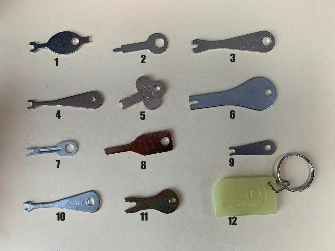 Emergency Lighting Test Keys **Engineers Pack** Emergency Light Test Keys X11