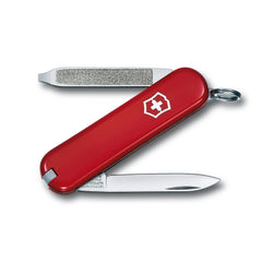 Victorinox Escort Swiss Army Pocket Knife, Medium, Multi Tool, 6 Functions, Nail File, Screwdriver, Red