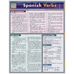 Spanish Verbs (Quickstudy: Academic) (Laminated Reference Guide; Quick Study Academic)