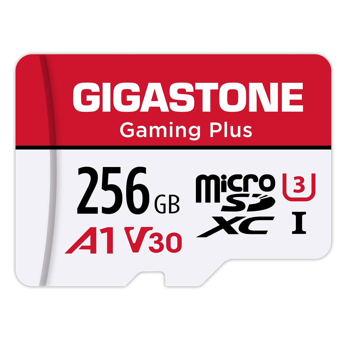 [Gigastone] 256GB Micro SD Card, Gaming Plus, MicroSDXC Memory Card for Nintendo-Switch, Wyze, GoPro, Dash Cam, Security Camera, 4K Video Recording, UHS-I A1 U3 V30 C10, up to 100MB/s, with Adapter