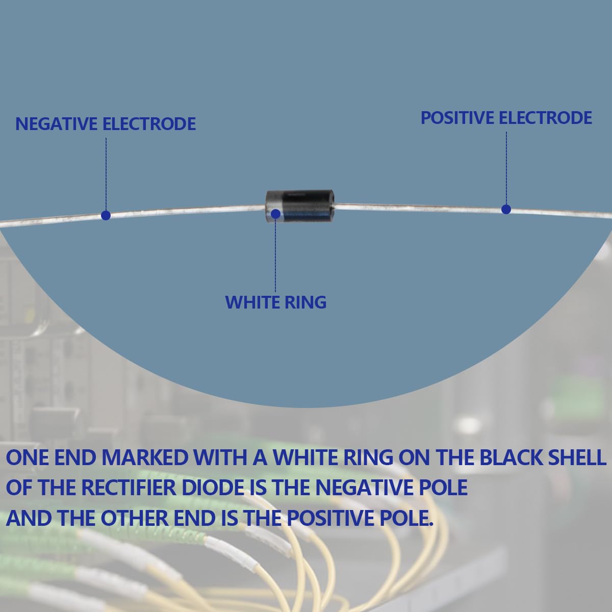 Innfeeltech 100Pcs 1N4006 Rectifier Diodes General Purpose Silicon Rectifiers, 1A, 800V Silicon Rectifier Schottky Diodes