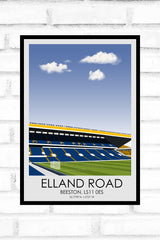 Hewson's Gifts Leeds United Football Stadium Print - Gift Present For Football Fan - Gift For Dad, Brother, Son - Football Gift (Leeds A4 Size (Elland Road))